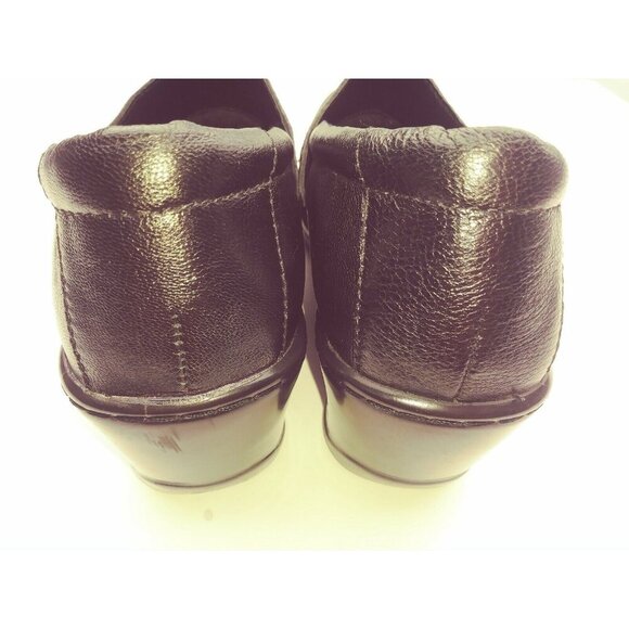 BOC Born Concept Womens Black Clog Leather Slip on Shoes Sz 8 M - Picture 5 of 11